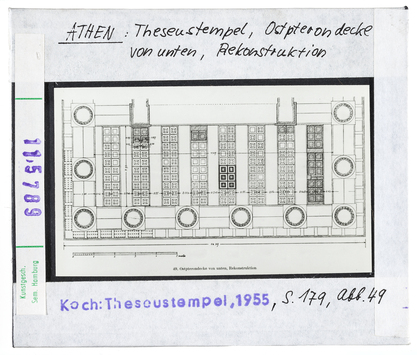 Vorschaubild Athen: Theseustempel, Ostpterondecke, Rekonstruktion 